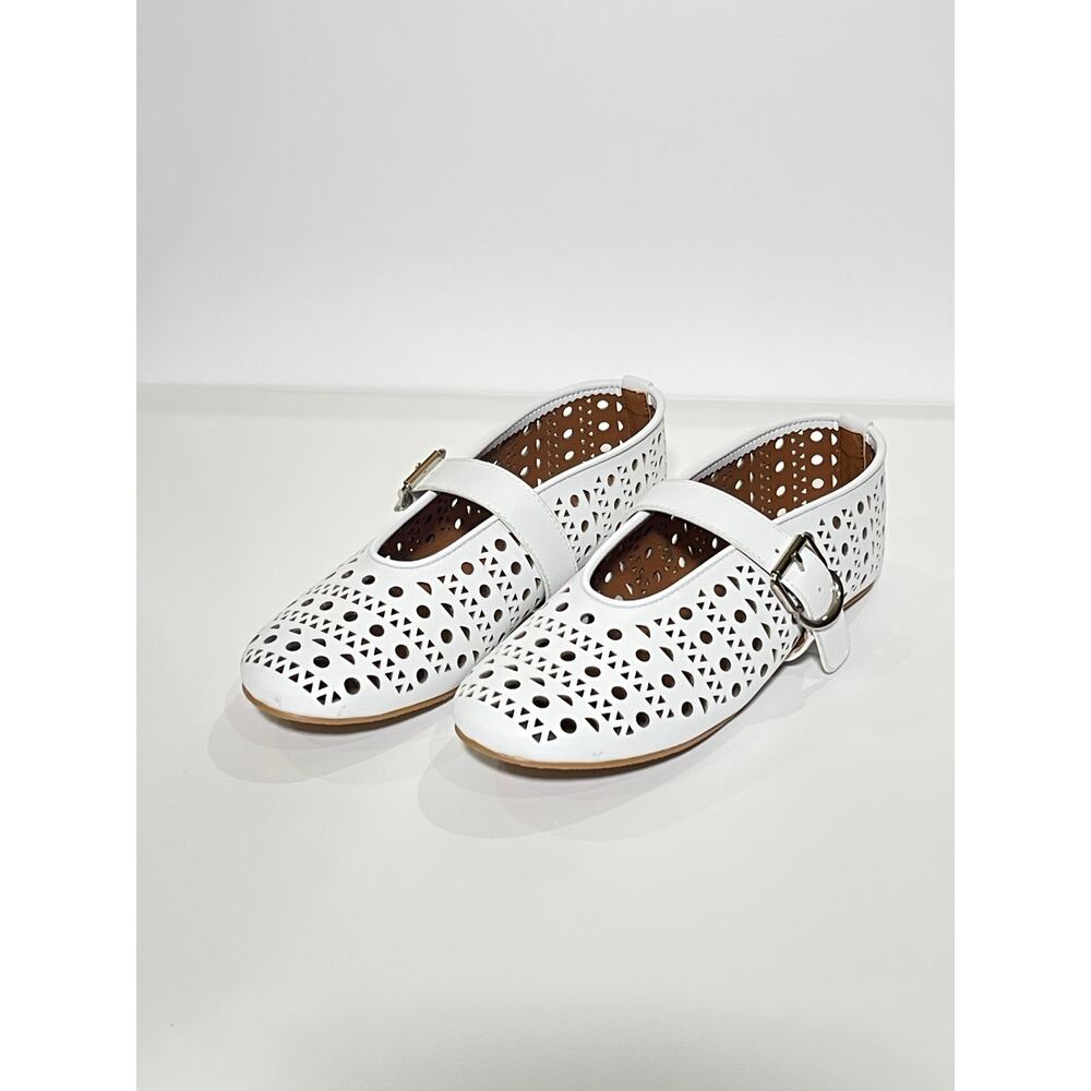 Beauty Cry  Mesh Ballet Flats Mary Jane Buckle Strap Suze 9.5